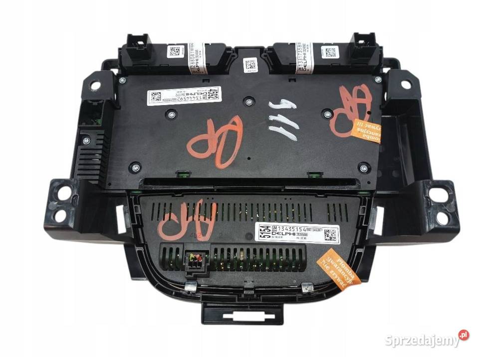 PANEL STEROWANIA NAWIEWU RADIA KPL 13435154 sprzedam