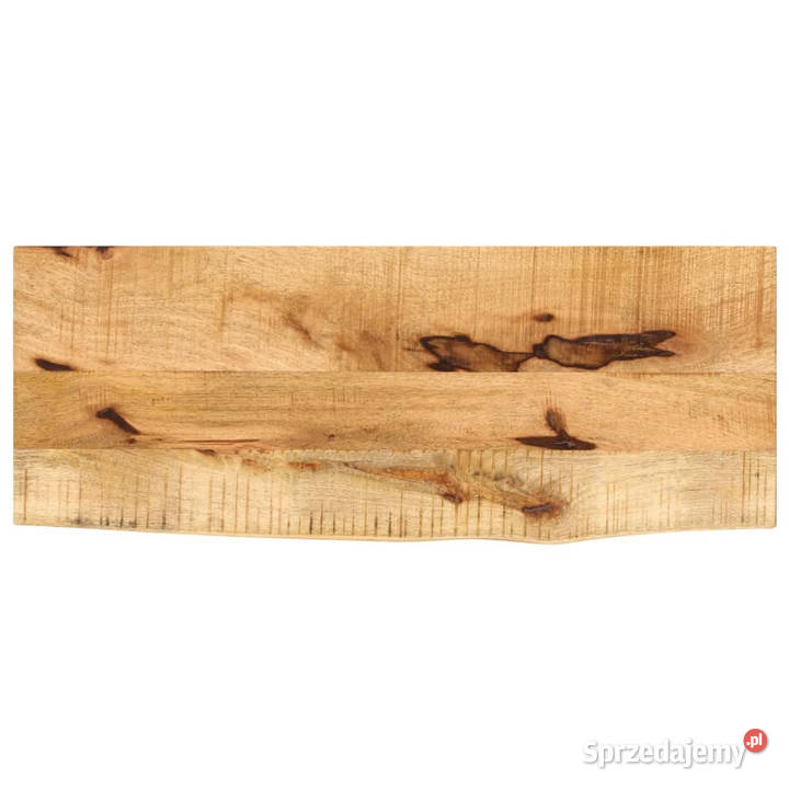 Blat stołu 70x20x38 naturalna krawędź surowe