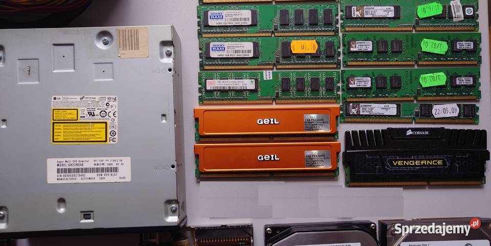 Pamięć RAM Dyski twarde HDD Karta Graficzna Asus ATX Poznań sprzedam