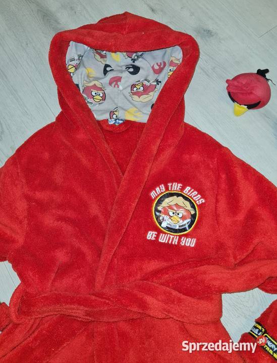 Szlafrok szlafroczek Angry Birds plus maskotki