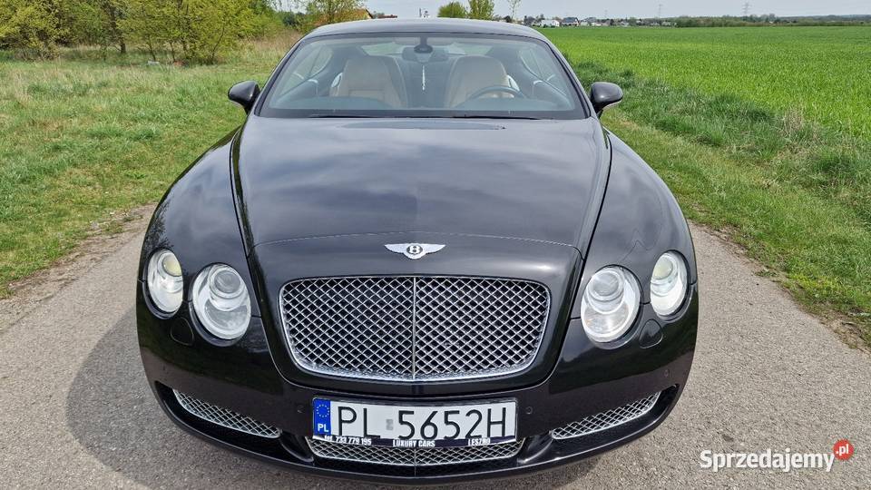 Bentley continental GT 60 W12 560 koni JAPONIA 89500km śląskie Gliwice