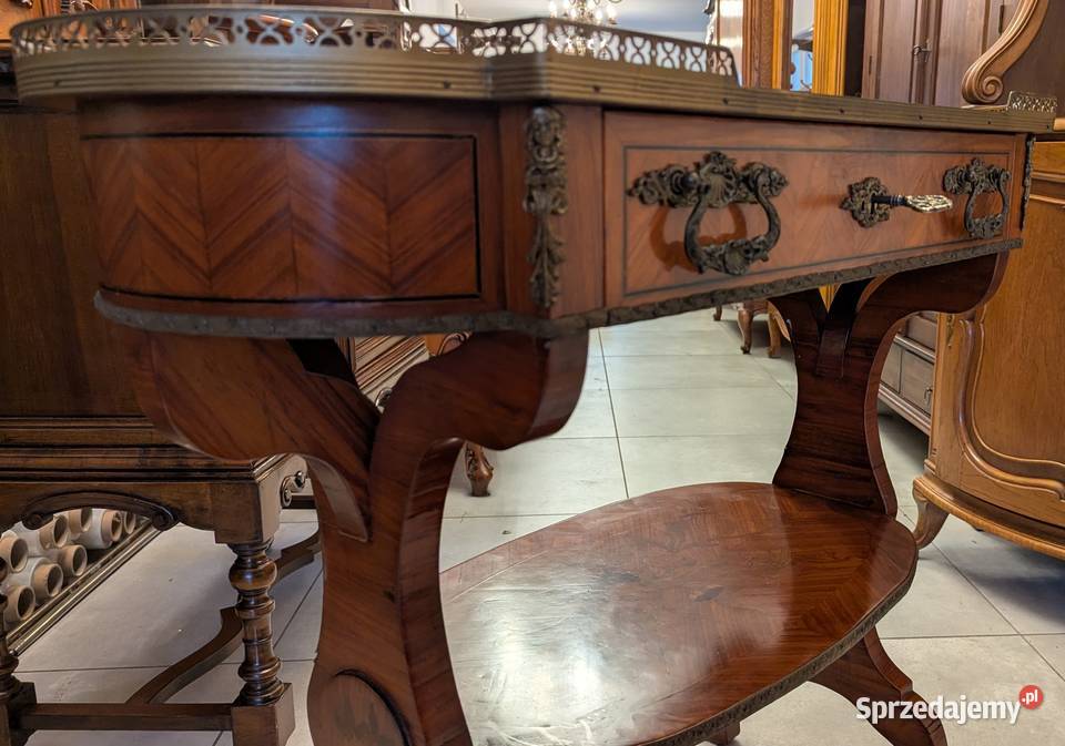 piękna włoska konsola intarsjesklep Dąbrowa Meble Dąbrowa Górnicza sprzedam