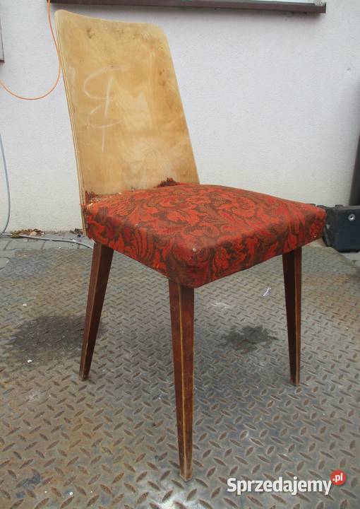 Stare Krzeslo Muszelka PRL Meble Nieporęt
