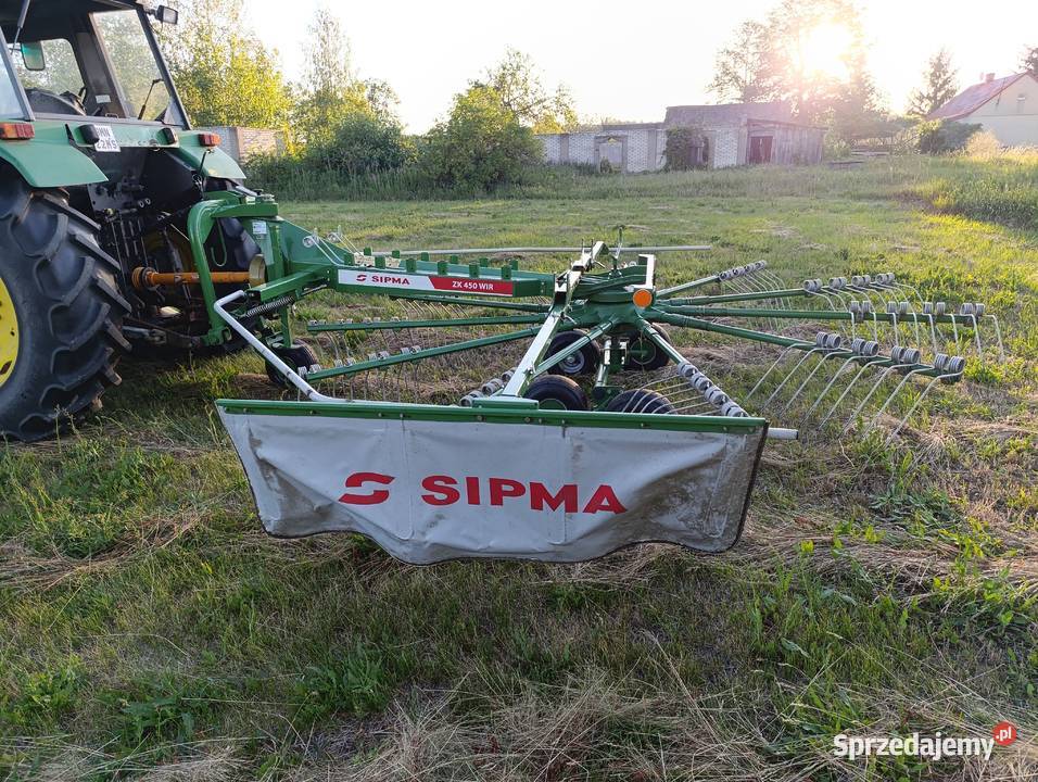 Zgrabiarka Sipma ZK 450 WIR Maszyny rolnicze Krypno Kościelne