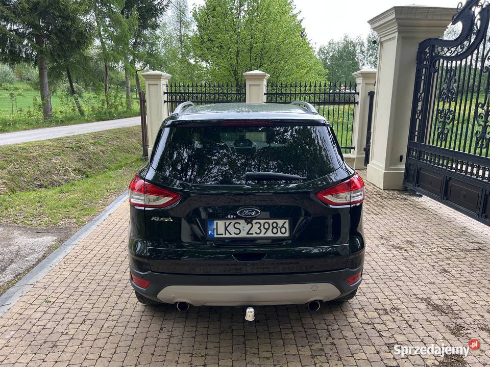 Ford Kuga Mk2 Suv 20TDCi 140 Czarny Skóry 4/5 Nowa Słupia