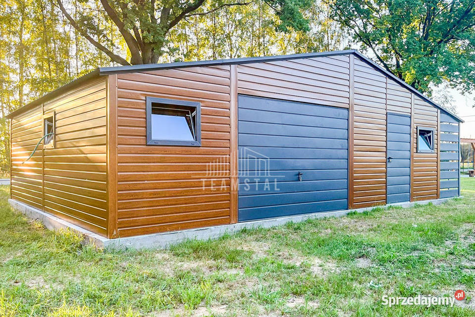 Garaż Blaszany 85x6m Wiata 15x6m Brama Uchylna Zakopane