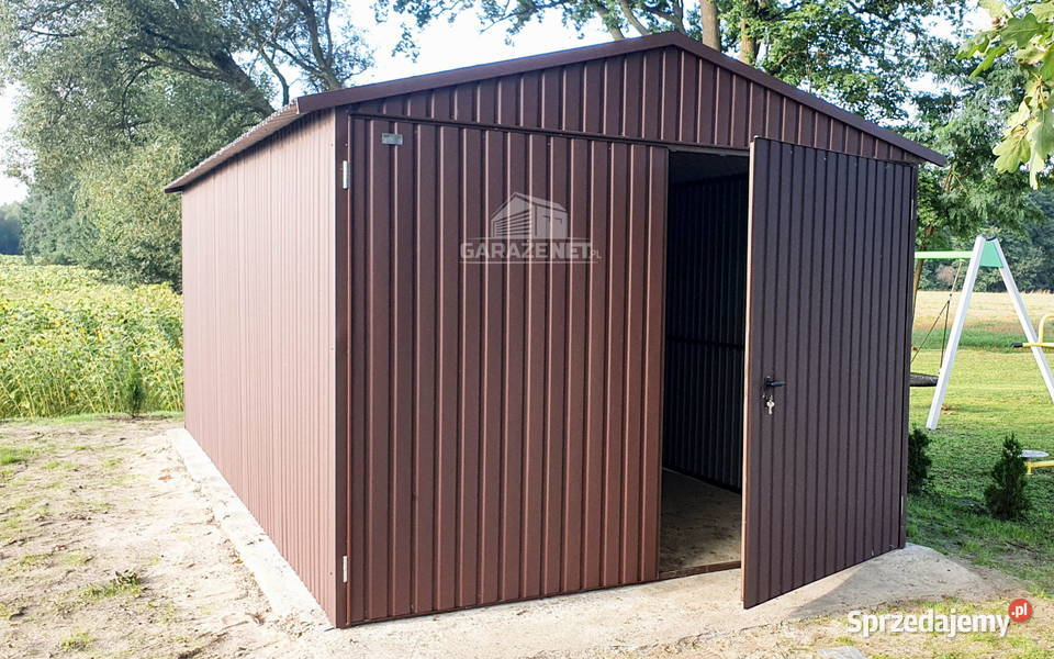GARAŻ BLASZANY 3M X 5M DWUSPAD PION KWATERKI Niepołomice sprzedam