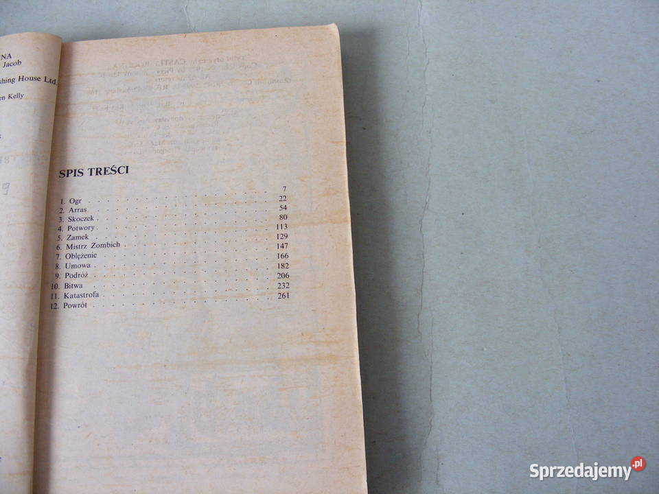 Anthony x 5 Zamek Roogna Nocna mara Smok Okrutne Rok wydania 1992 Proza i poezja