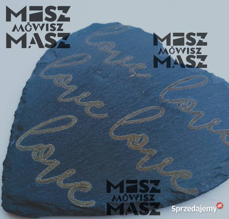 Kamień z napisem LOVE dekoracyjny kocham miłość Racot