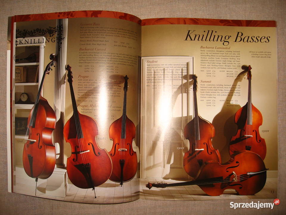 Knilling 2001 String Instruments catalog katalog Kępice sprzedam