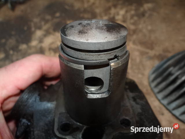 cylinder głowica i tłok Simson SR 2 org DDR Cylindry, głowice, pierścienie Żary