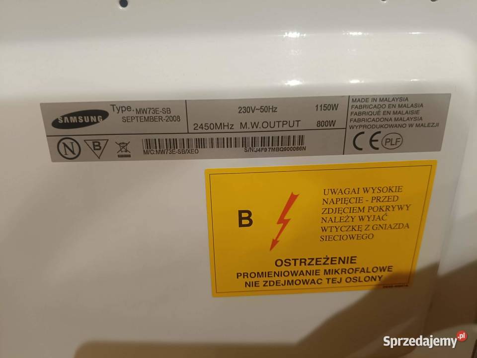 Mikrofalówka Samsung Kraków