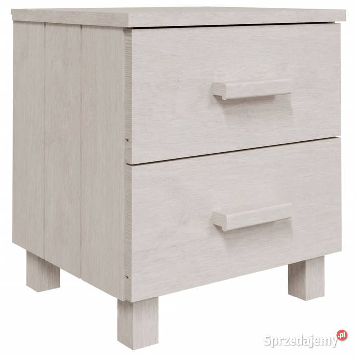 Szafki nocne HAMAR 2 białe 40x35x445 lita sosna mazowieckie Warszawa sprzedam