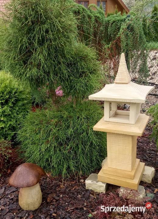 Lampa ogrodowa z piaskowca kamień naturalny Kamienna Góra