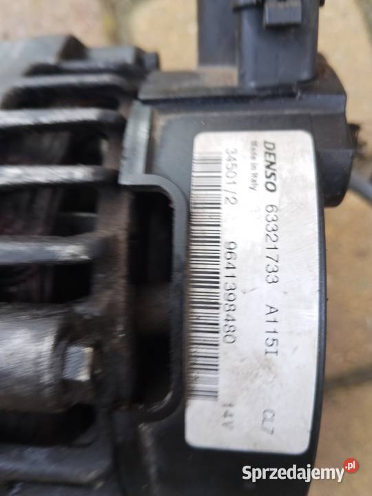 Alternator Peugot 206 63321733 Części samochodowe Ropczyce sprzedam