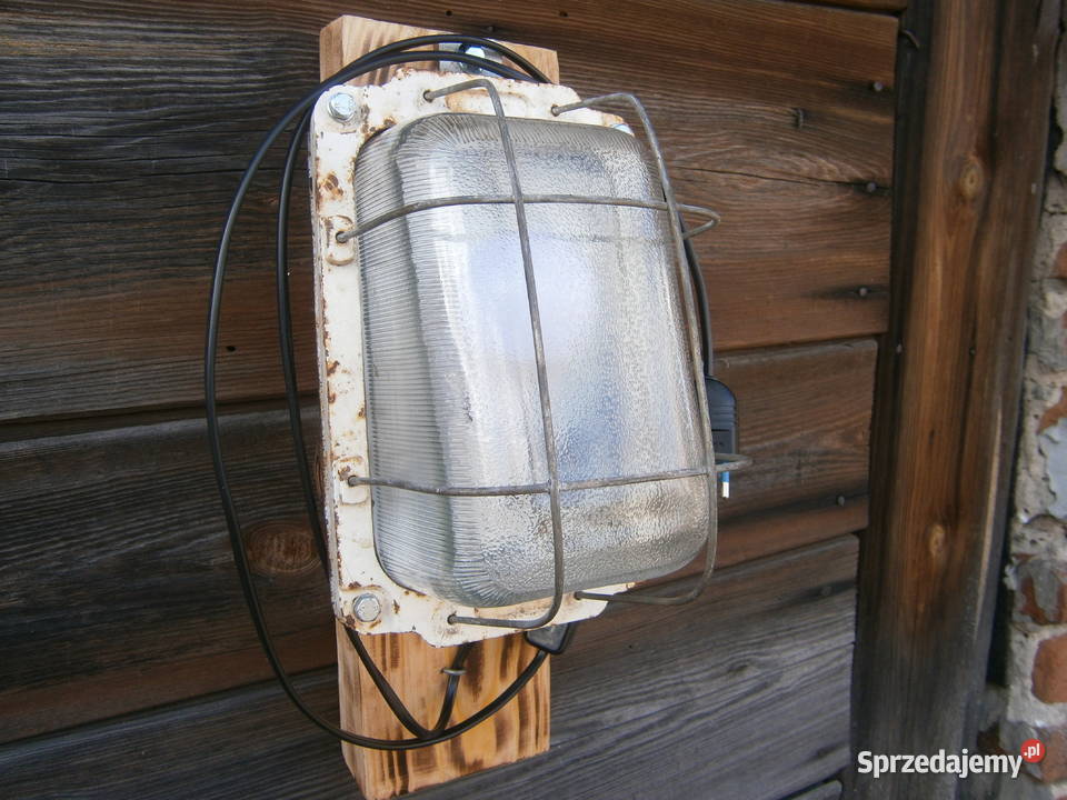 kinkiet loft ze starej lampy Siedlce sprzedam