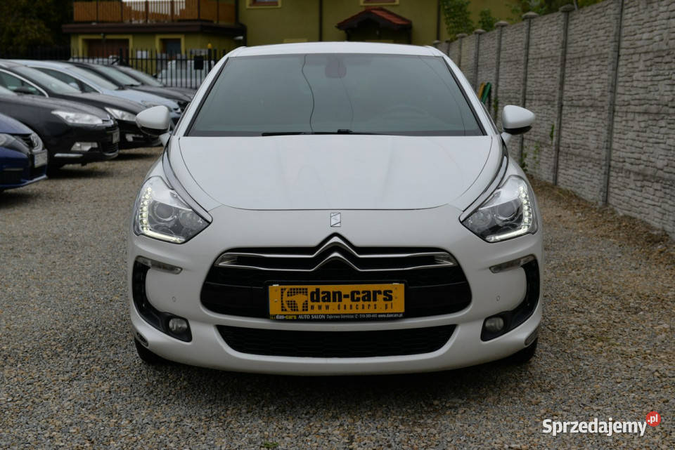 Citroen DS5 20 HDi 163 LED Navi Czujniki Biała czujnik parkowania śląskie Dąbrowa Górnicza