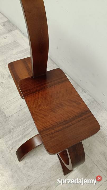 kwietnik na kwiaty art deco design drewniany łódzkie Radomsko