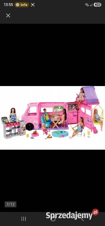 LALKA BARBIE KAMPER MARZEŃ DREAM CAMPER auto sprzedam