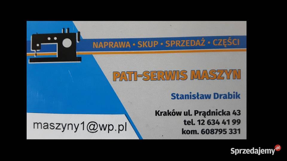 FILM Maszyna do szycia kaletnicza tapicerska Produkcja Biznes i Przemysł Kraków