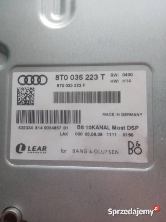 Wzmacniacz radia Bang olufsen audi A4 b8 Gorlice