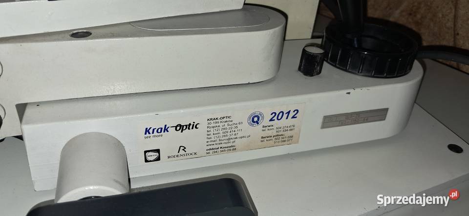 Lampa szczelinowa ZSSR Zdrowie Wrocław