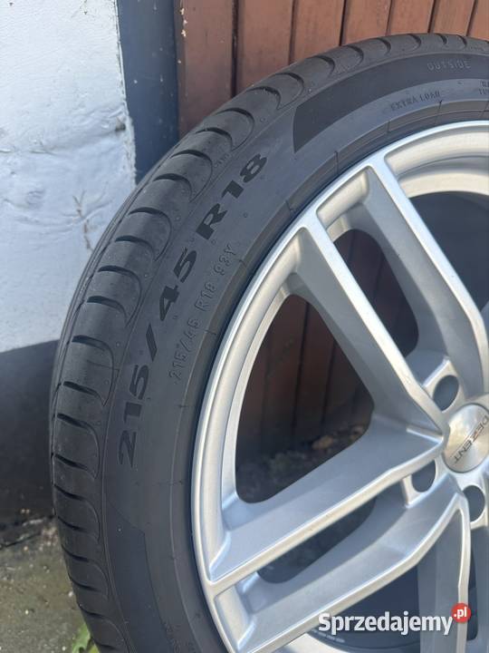Koła felgi 5x112 R18 Dezent Vw opony letnie Rzeszów sprzedam