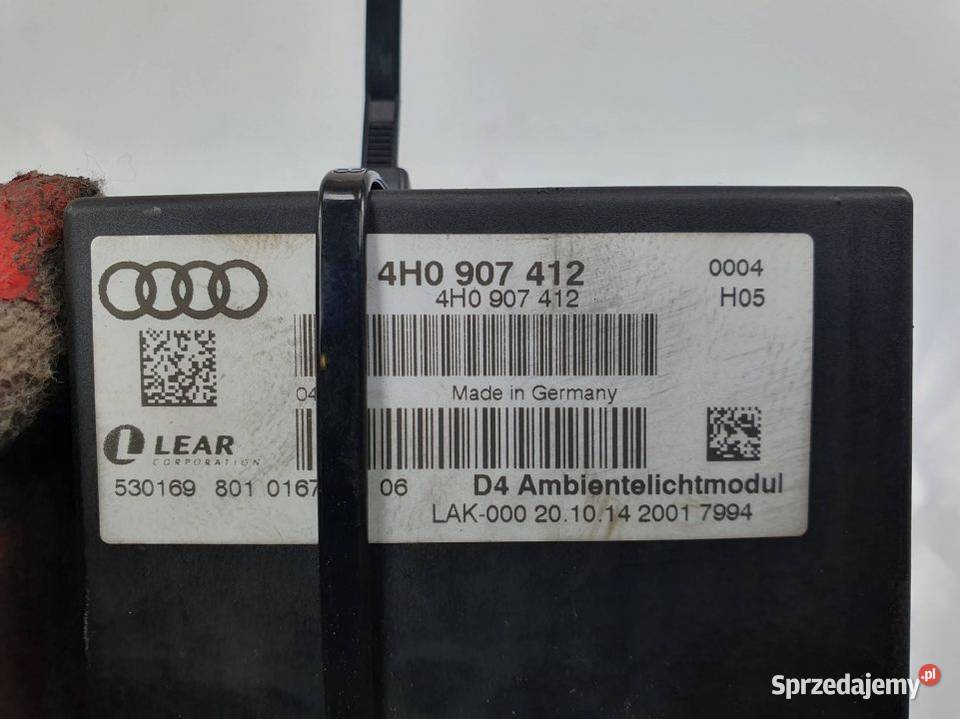 MODUŁ AUDI A8 L D4 4H0907412 Lipno