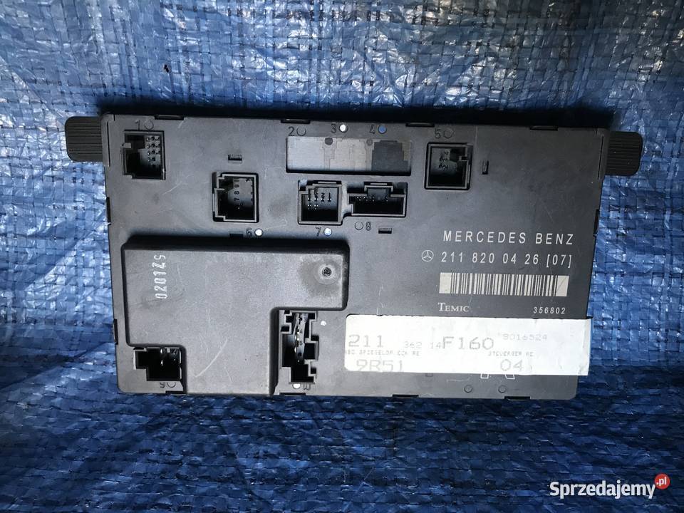 MERCEDES W211 MODUŁ DRZWI PRAWY PRZÓD 2118200426 Bolesławiec