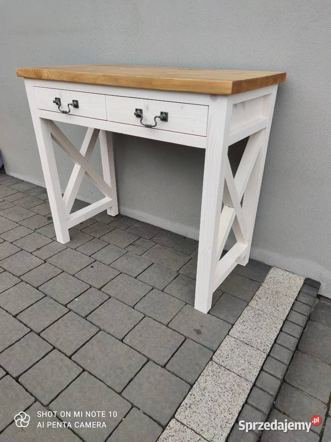 Konsola toaletka drewniana styl prowansalski Zduńska Wola sprzedam