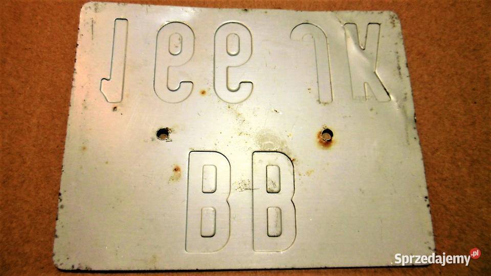 stara tablica rejestracyjna francja motocykl Namysłów