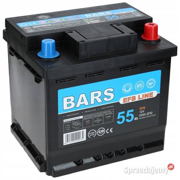 Akumulator Bars EFB LINE 12V 55Ah 620A P BF55C