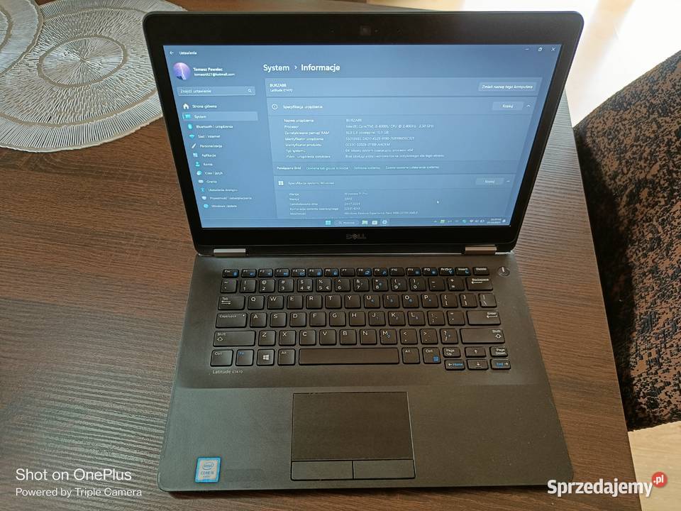 Ultrabook 16GB Ram 256 GB SSD Elektronika Włodawa