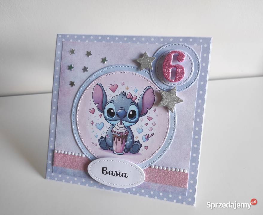 Personalizowana Kartka ręcznie robiona na Rękodzieło Łódź