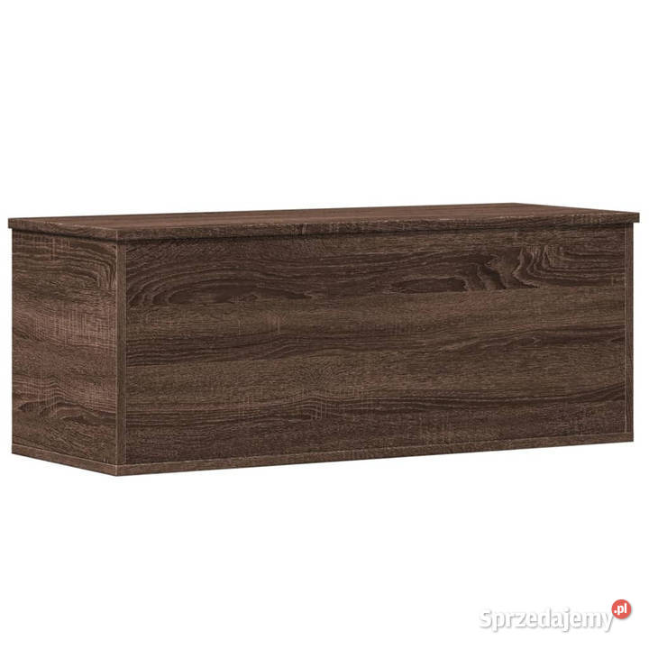 Skrzynia brązowy dąb 90x35x35 materiał