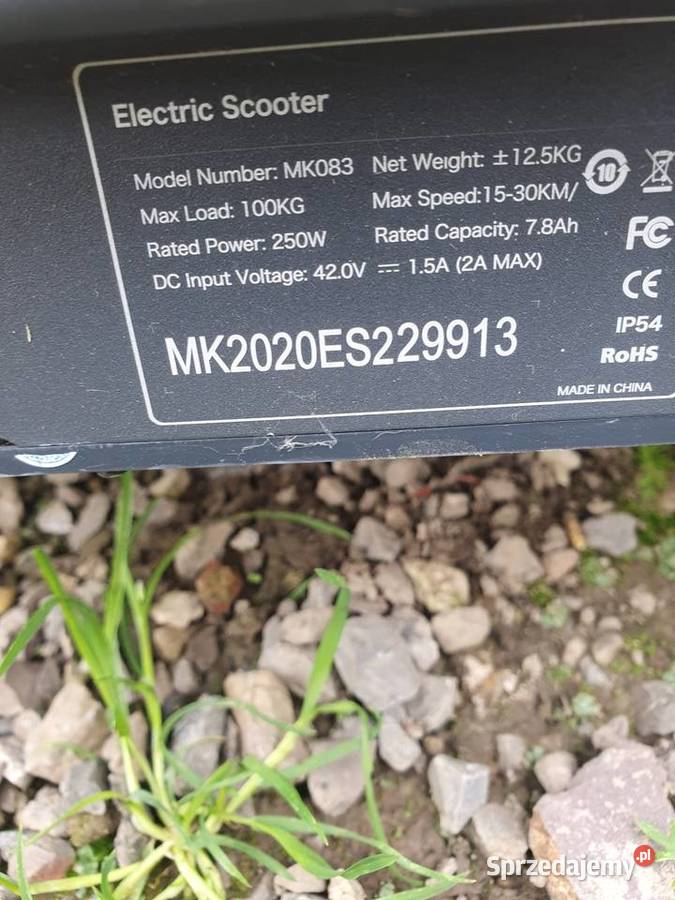 Hulajnoga elektryczna Waśniów
