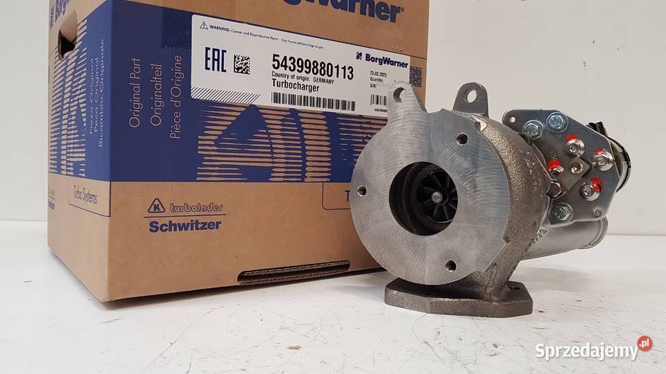 Nowa turbosprężarka BorgWarner KKK 54399880113 Siedlce
