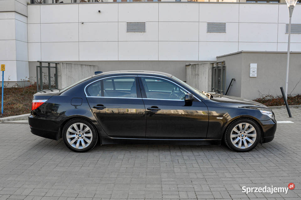 BMW Seria 5 30 272 2007 r Lift Skóry Automat benzyna Wrocław sprzedam