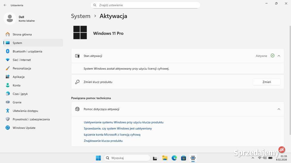 Dell 3340 laptop Intel i5 ram 8GB SSD WiFi BT małopolskie Kraków