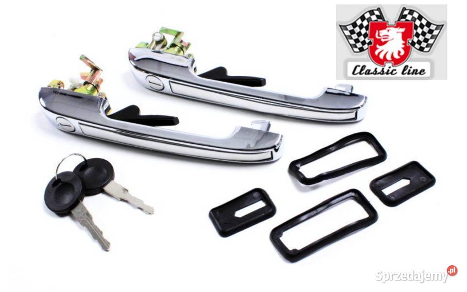 Chromowane klamki Golf mk1 mk2 Jetta Caddy klamki Lublin