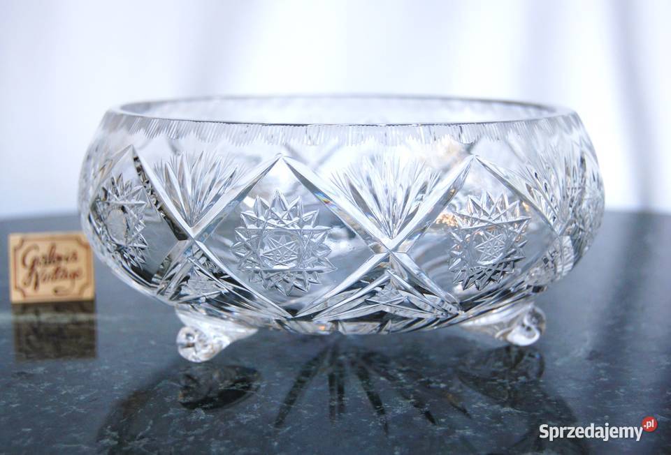 Miska salaterka owocarka kryształowa kryształ Salaterki i półmiski