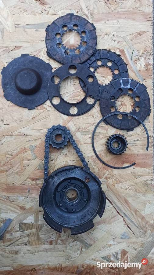 Wsk 125 kosz sprzęgła łańcuch zabierak docisk Brzozów