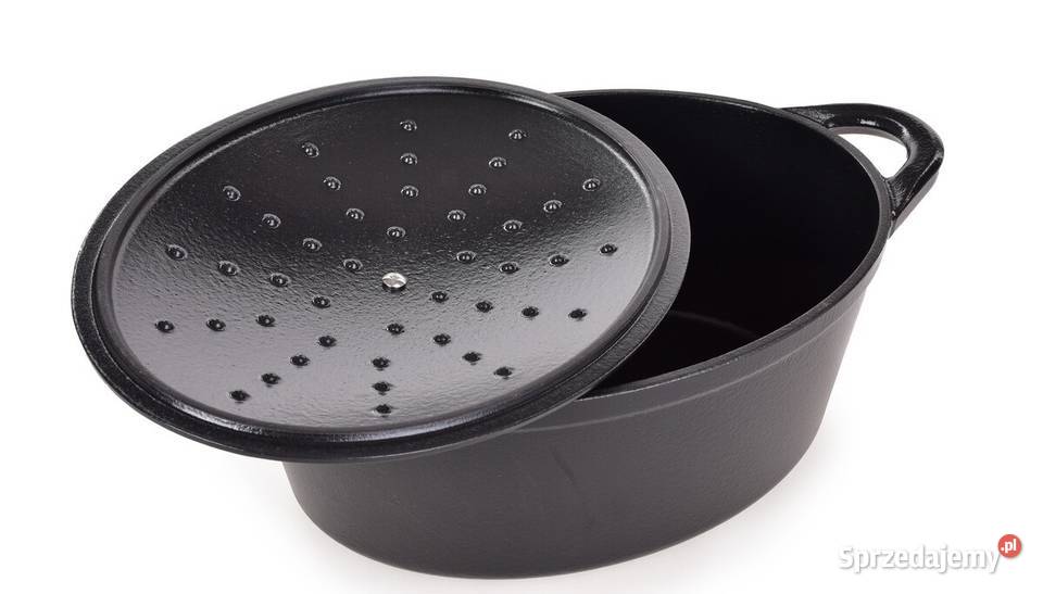7L żeliwna brytfanna z samopodlewającą pokrywką mazowieckie Warszawa