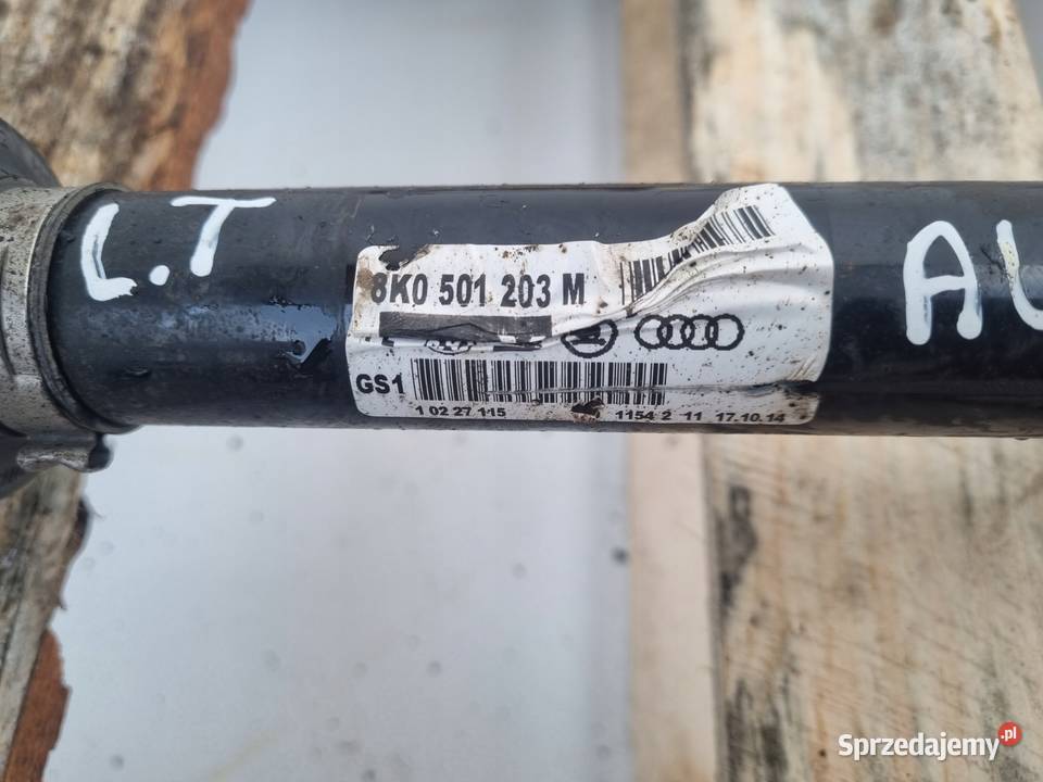 PÓŁOŚ Audi A4 B8 20 TDI LEWA TYLNA półośka lewy Półosie lubelskie Chełm