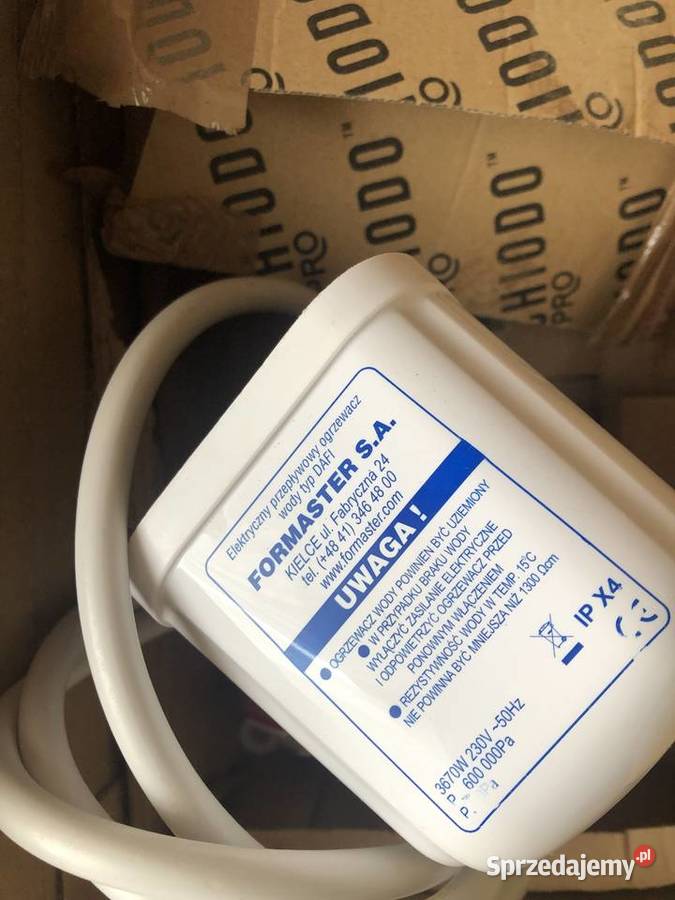 Elektryczny przepływowy podgrzewacz wody Dafi Pozostałe Ciepielów