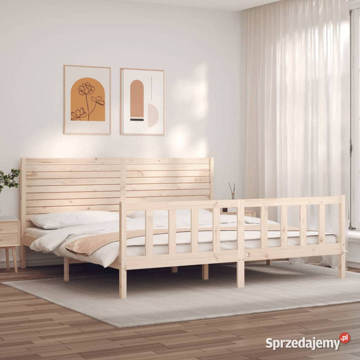 Rama łóżka bez materaca lite drewno sosnowe Warszawa sprzedam
