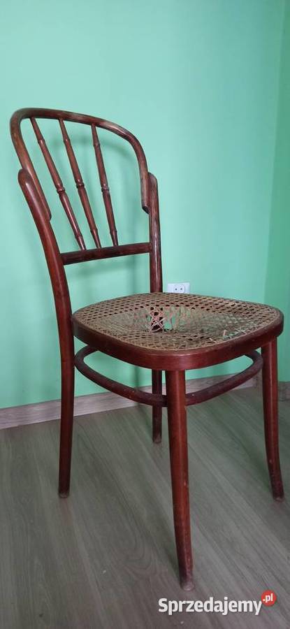 Krzesła gięte Thonet z plecionką 2 Kraków