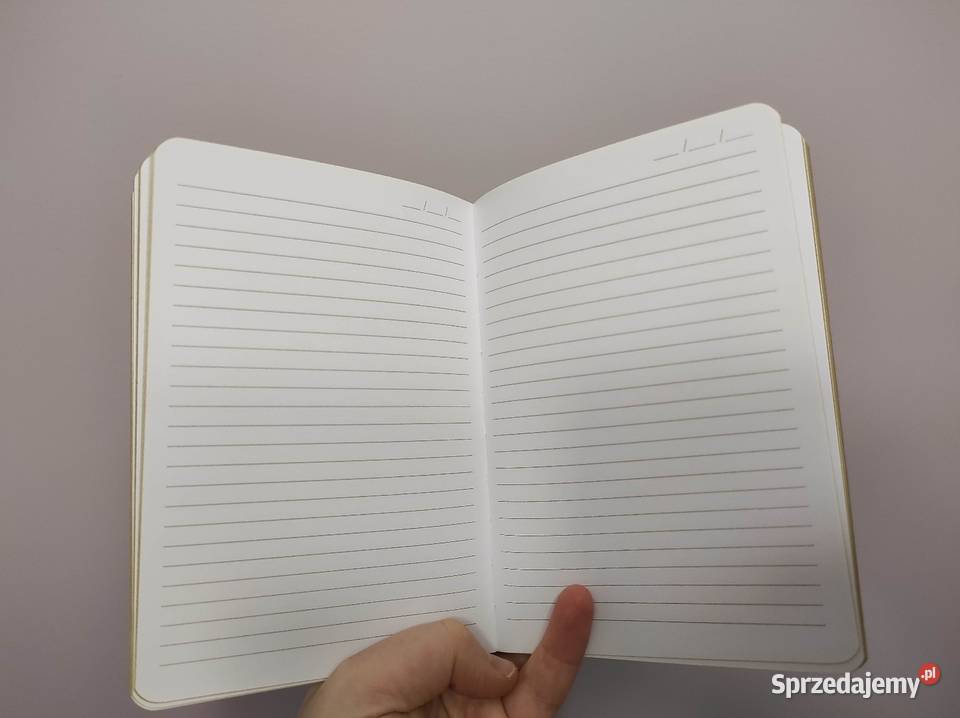 Korkowy notes notesik w linie nowy mazowieckie