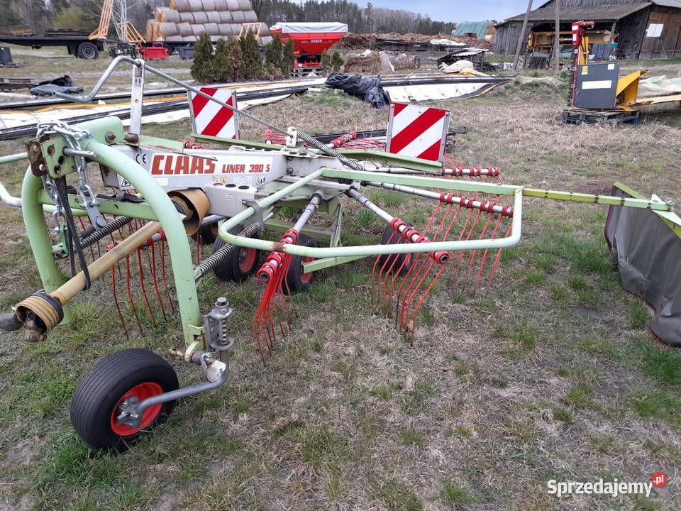 Zgrabiarka Claas Liner 390S 390 S Swadro Andex nieuszkodzony Bordziłówka sprzedam