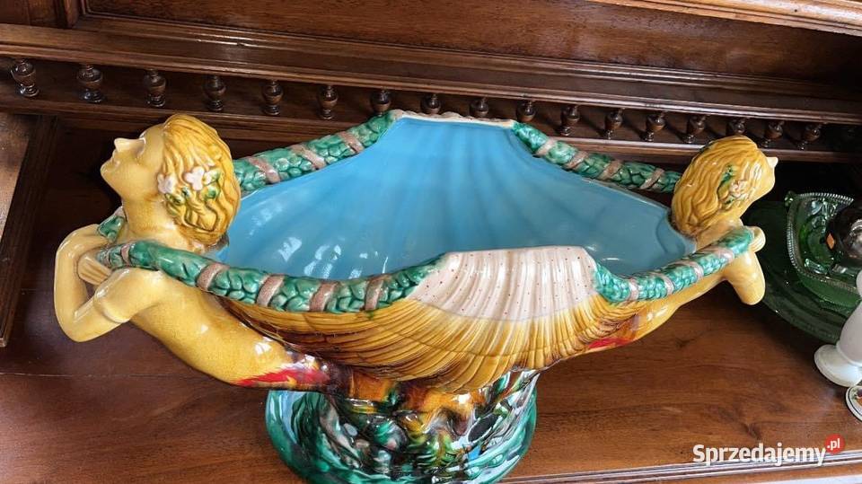Duża owalna jardiniera w stylu Mintona Pierwsza Gdańsk sprzedam